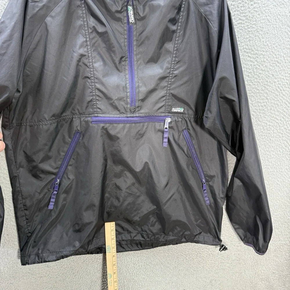 Vintage Campmor Jacket Adult Large Black Windbreaker Outdoors Grunge 90s Y2K‎